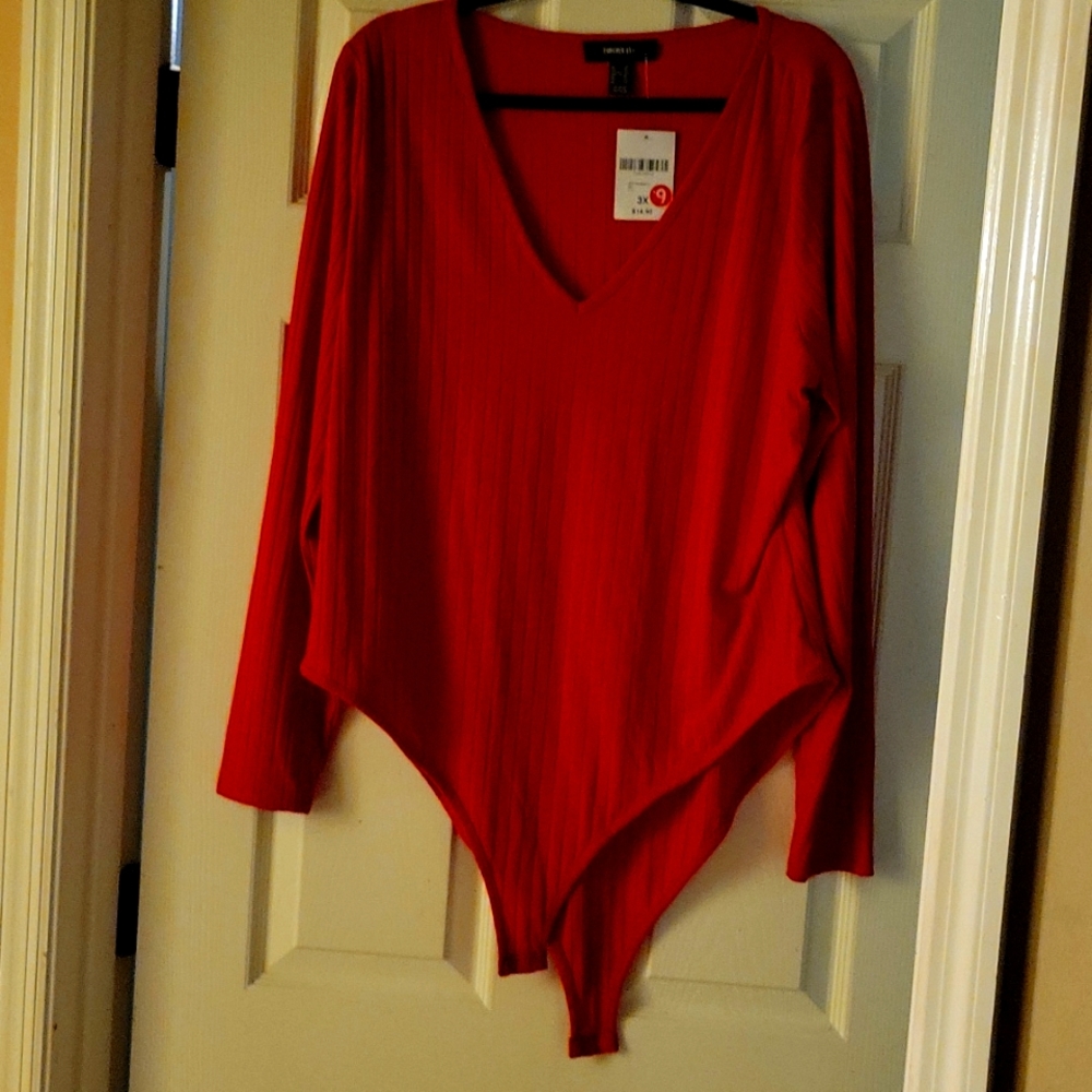 Red Bodysuit Size 3X